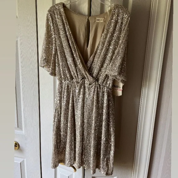 altering sequin dress Center of Attention Pink Sequin Dress  Ella Lisqu
